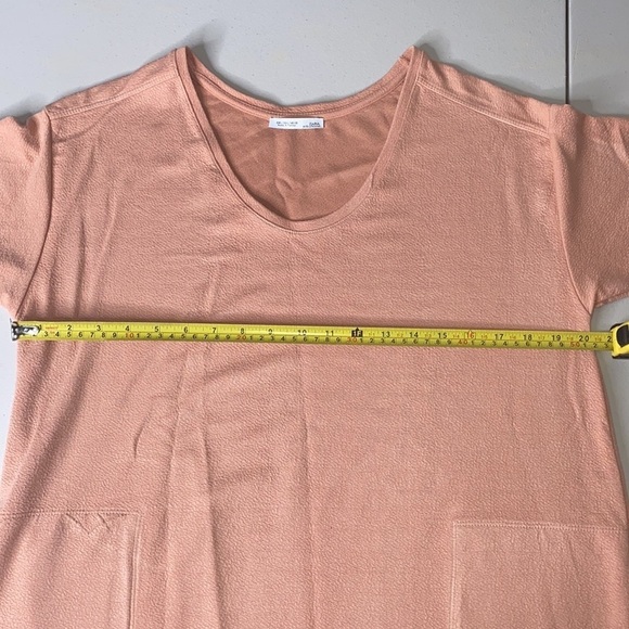 ZARA Pink/Peach Midi Shirt Dress - Picture 13 of 15